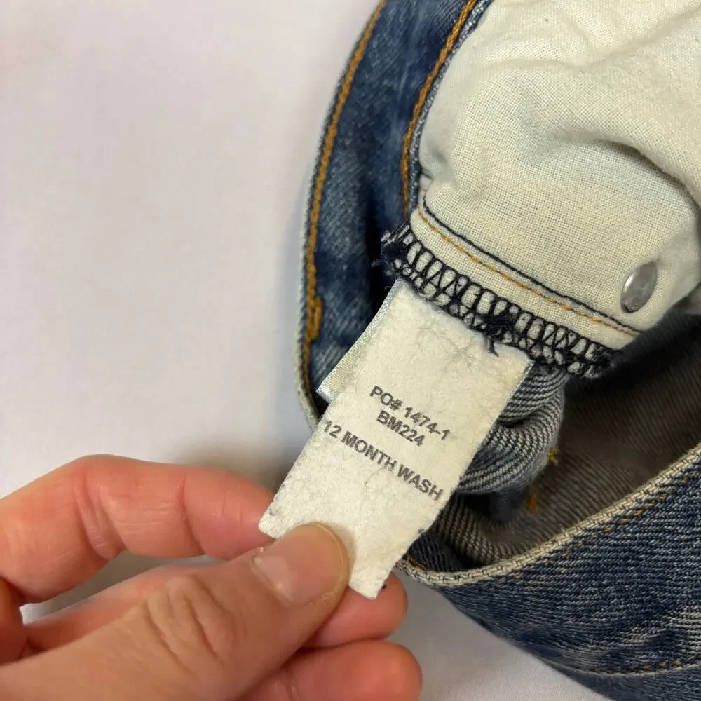 Buck Mason Slim Straight Jeans in Medium Blue